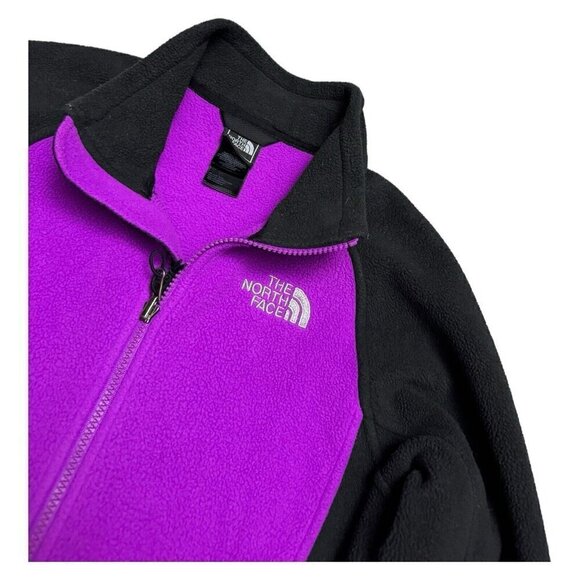 The North Face FLEECE Vintage Y2K Purple Retro Spring Fall Outdoor Jacket Small - Picture 2 of 5